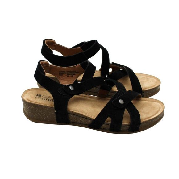 White Mountain Black Sandals - Picture 3 of 8